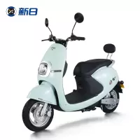 新日(Sunra) 电动车成人电动摩托车60V长续航电瓶车女性踏板车时尚都市代步车 缤丽 丝绸绿[60V20AH]