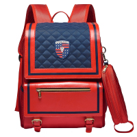 维多利亚旅行者(victoriatourist)小学生书包英伦儿童书包减负双肩电脑数码包 大容量 S8033大版 红色