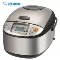 象印(ZO JIRUSHI)电饭煲国内标准3L容量NS-TSH10C不锈钢棕色 单个装