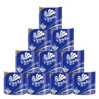 维达(Vinda)蓝色经典卷纸卫生纸 厕所手纸空芯厕纸1800g空心 10卷/提单位(件)