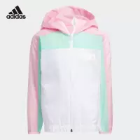 Adidas阿迪达斯 童装 2021夏季新款 大童装训练运动梭织夹克外套GP0527