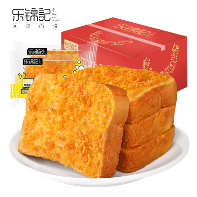 [乐锦记]肉丝乳酪鲜吐司面包700g整箱 糕点营养早餐办公室休闲零食下午茶