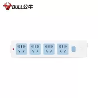 公牛(bull) GN-414K 接线板插排插线板拖线板插板4插位孔无线插座(个)