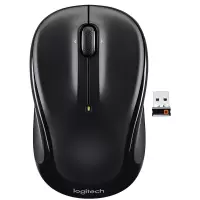 罗技(Logitech)M235 鼠标 无线鼠标 办公鼠标 对称鼠标 优联 黑色