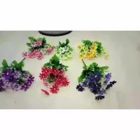仿真花束颜色混发50束起发 单束价格