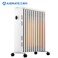 艾美特(Airmate) WU13-X5 包裹式电热油汀家用取暖器 13片 加宽折边电暖器暖气片电油汀