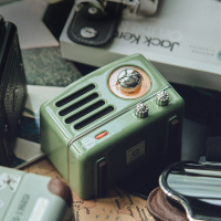 猫王 小王子FM 蓝牙便携式音箱 OTR MW-2A (复古绿)