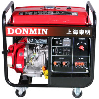 DONMIN 单,三相通用汽油发电机组 单三相电机电启动5/5.5kw DMDS6500CXD