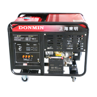 DONMIN小型风冷柴油发电机组三相风冷柴油发电机电启动10/10.5kw DMD12000LE/3