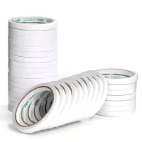 高粘性棉纸双面胶 办公用品双面胶带 (9mm*10y) 32卷/袋 30400