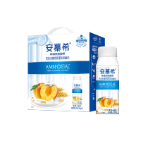 伊利 安慕希 高端颗粒系列 黄桃燕麦 酸奶 200g*10盒/箱