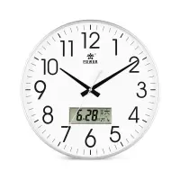 晨光经典LCD显示圆形挂钟ARCN8253