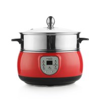 乐扣乐扣小家电多功能电蒸锅红色1000w EJP427RED