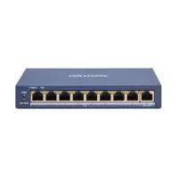 海康威视(HIKVISION)8口百兆轻网管交换机