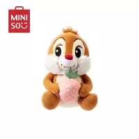 名创优品(miniso) 奇奇蒂蒂系列草莓款坐姿公仔(蒂蒂)可爱床上超软卧室点缀创意玩偶