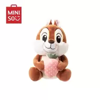 名创优品(miniso) 奇奇蒂蒂系列草莓款坐姿公仔(奇奇)可爱床上超软卧室点缀创意玩偶