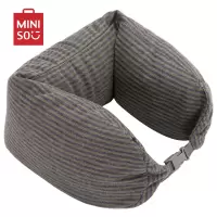 名创优品 (miniso) U型粒子枕-橄榄绿创意玩偶