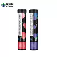 康恩贝维生素C泡腾片黑管2支(蓝莓味+草莓味)