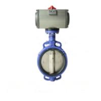 蝶 阀 TLD-671X-PN1.0MPA-C-DN100MM配气 动头,阀芯阀 杆