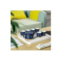 古时候瓷器茶具 福到万家 手提袋+礼盒