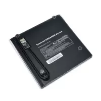 惠普笔记本电脑外置光驱超薄/读写刻录合一/黑色