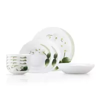 乐美雅(Luminarc) 悠兰白玉餐具9件套 LC-S101G(3套/箱,整箱起订)