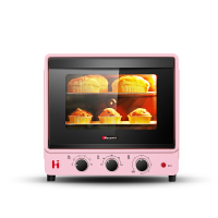 海氏(Hauswirt)B30 家用多功能立式烤箱30L粉色