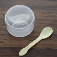 布丁烧杯子日式焦糖酸奶瓶果冻一次性塑料耐高温可隔水烤带盖+勺子