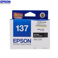 爱普生(EPSON) T1371 黑色墨盒 约1000页 适用K100/K200/K105/K205/K305