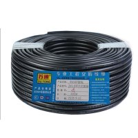 户外电缆3*2.5+1(100米/卷)三相四线纯铜芯户外工程防水耐磨抗拉橡胶软电缆线