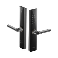 联想(Lenovo)智能门锁R3 家用防盗门锁密码电子锁指纹锁3D人脸识别WIFI联网 星空黑