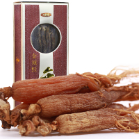 不老森 无糖全须红参整支50克 大支全须红参片 东北吉林长白山特产可泡茶煲汤礼盒装 顺丰送礼自用滋补