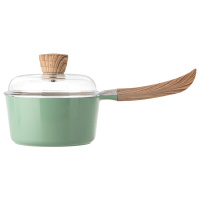 乐扣乐扣(LOCK&LOCK)奶锅电磁炉燃气奶锅宝宝婴儿辅食锅热牛奶泡面小奶锅16CM CCA206