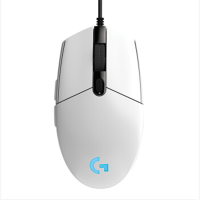罗技 G102 有线RGB电竞游戏鼠标 背光编程笔记本台式USB 白色