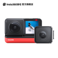 Zs-Insta360 ONE R(双镜头版) 防抖全景运动相机 旅行Vlog口袋相机 摄像机 智能数码相机