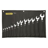 史丹利 93-613-22 13件套公制精抛光 双开口扳手 LN