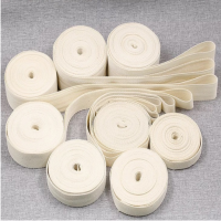 人字棉带绑带棉布条滚边条包边带2cm 漂白色一盘约45米