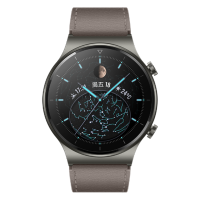 HUAWEI WATCH GT 2 Pro 时尚款 星云灰（46mm）两周长续航 心率监测 蓝宝石镜面 钛合金