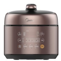 美的(Midea)电压力锅5L家用高压锅MY-SS5052P多功能菜单一锅双胆