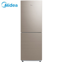 美的(Midea) BCD-186WM 风冷无霜家用冰箱186升双门小型电冰箱精细分储 爵士棕