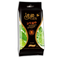 洁柔 JS006-01卫生湿巾守护肌肤健康10片独立湿巾 10片/包 5包装