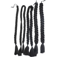 古装假发辫子麻花长辫 秀禾造型粗辫民国大辫子 新疆小辫子4cm*60cm (5个起售)