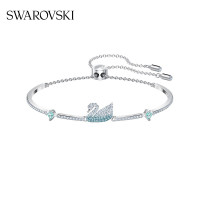 施华洛世奇（Swarovski）ICONIC SWAN蓝色天鹅手链女 手镯饰品5549312