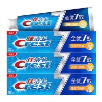 佳洁士(Crest) 强健牙釉质全优7效 牙膏 180g*3