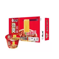 康师傅方便面桶装 泡面一整箱 拉面杯面桶面好滋味经典混合口味 红烧牛肉老坛酸菜泡椒各12桶整箱装