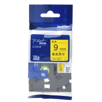 兄弟 黄底黑字标签打印色带 TZE-621 卷