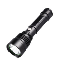 企购优品充电强光手电筒探照灯强光电筒防身手电筒户外露营照明手电远射变焦汽车安全救生逃生锤破窗器D20手电
