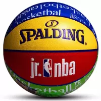 斯伯丁(SPALDING)5号耐磨水泥地幼儿园儿童小学生青少年正品NBA比赛篮球76-420Y