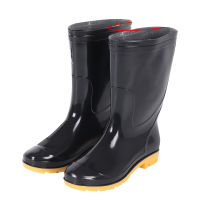 正方泽 男士PVC雨鞋 中筒工地劳保雨鞋水鞋雨靴胶鞋 (下 单备注码数)
