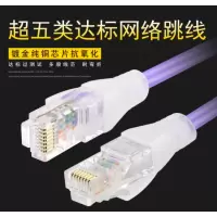 CNCOB胜高 超五类纯铜网线电脑路由器家用高速网络跳线 单位:1米